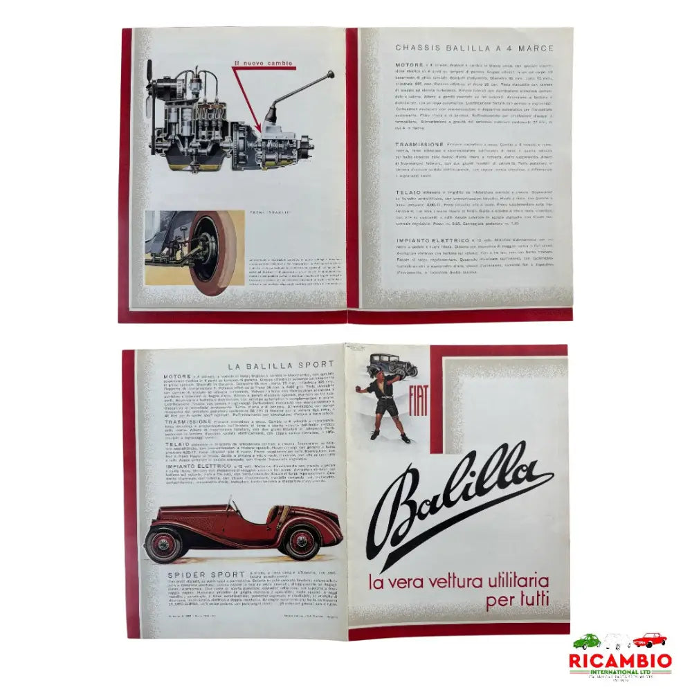 Fiat Press Pack 60th Birthday - Fiat 508 Balilla