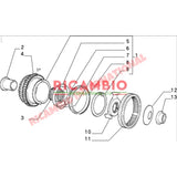 Fifth Gear Rigid Sleeve - Classic Fiat Panda Cinquecento,Uno Lancia Y10 - Clutch & Transmission Parts