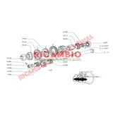 First (1st) Gear - Classic Fiat 500,126 - Gearbox and Parts