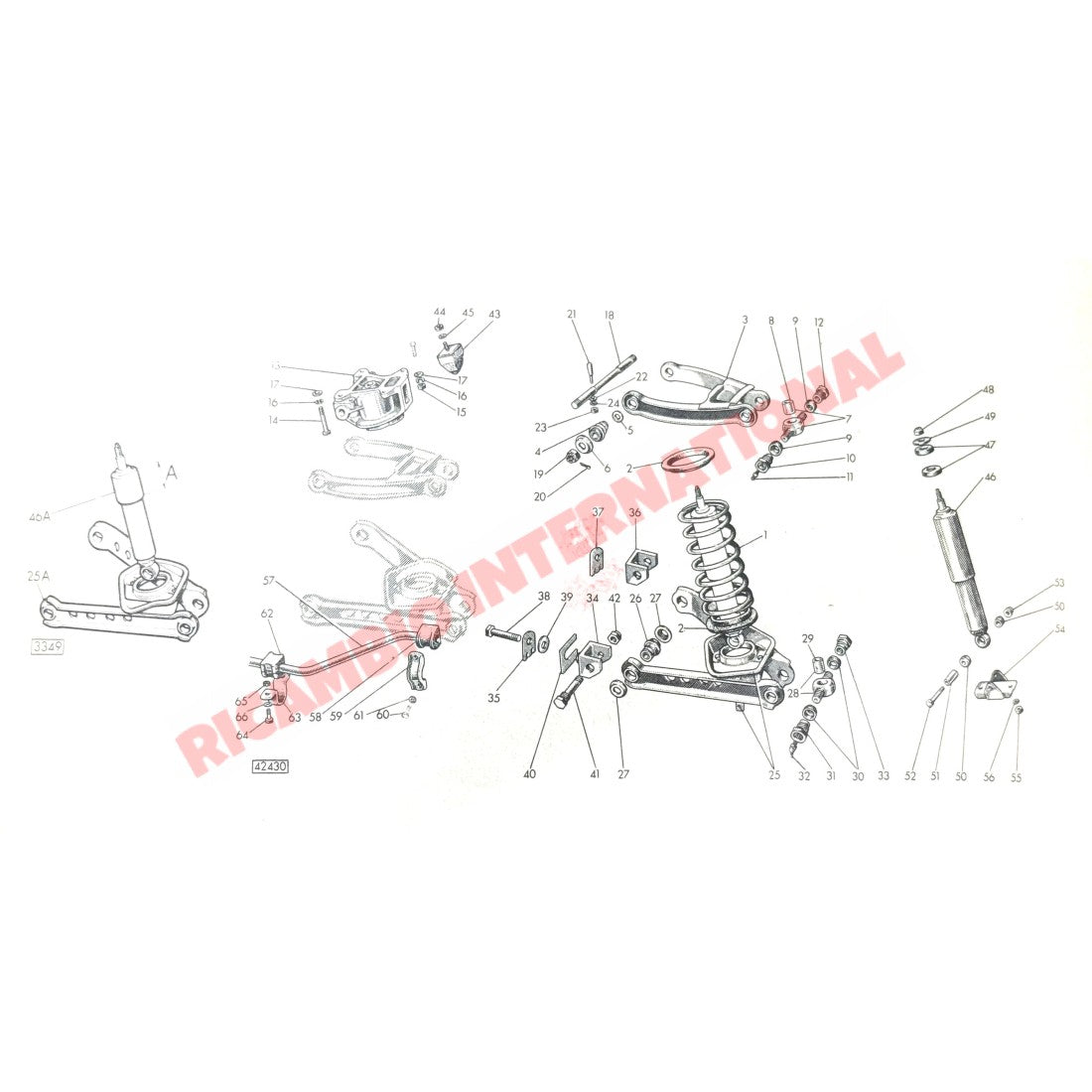 Front Anti Roll Bar Bush Kit - Classic Fiat 600 Multipla