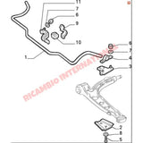Front Anti Roll Bar Bushes - Fiat Cinquecento Seicento - Steering - Shaft & Suspension