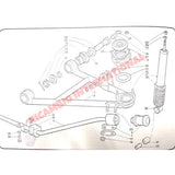 Front Anti Roll Sway Bar Bush - Lancia Fulvia - Suspension