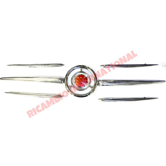 Front Badge Complete (7 piece kit) - Fiat 600 - Fiat/Seat 600 Parts