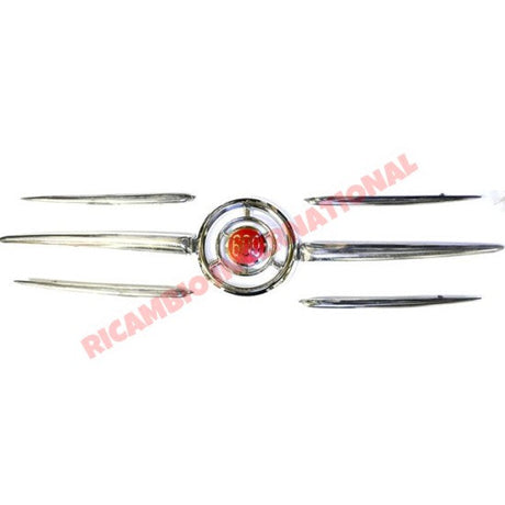 Front Badge Complete (7 piece kit) - Fiat 600 - Fiat/Seat 600 Parts
