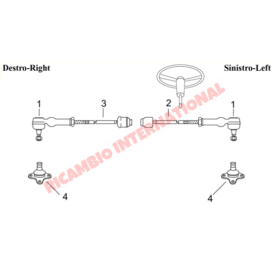 Front Ball Joint - Lancia Delta Prisma - Lancia Delta Integrale