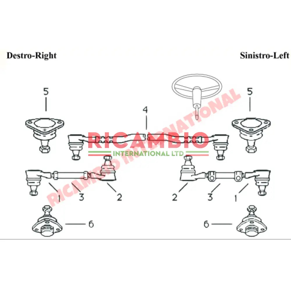Front Bottom Ball Joint - Lancia Fulvia - Suspension
