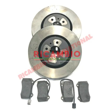 Front Brake Disc & Brake Pad Kit - Fiat Coupe - Brake Parts and Components
