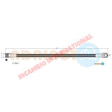 Front Brake Hose - Fiat 1100 (103) - Brake Parts & Components