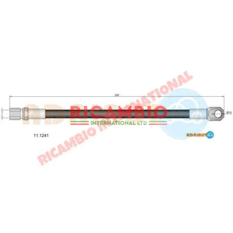 Front Brake Hose - Fiat 1100R (101) 1200 - Brake Parts & Components