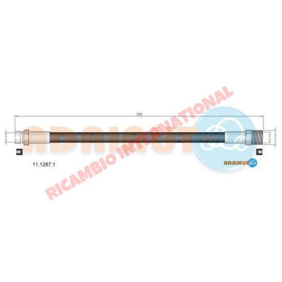 Front Brake Hose - Fiat 1300,1500 - Brake Parts & Components