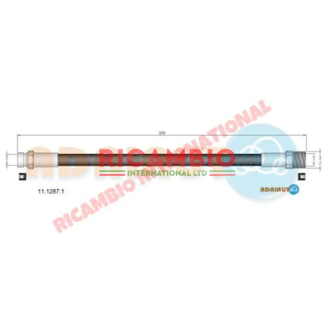 Front Brake Hose - Fiat 1300,1500 - Brake Parts & Components