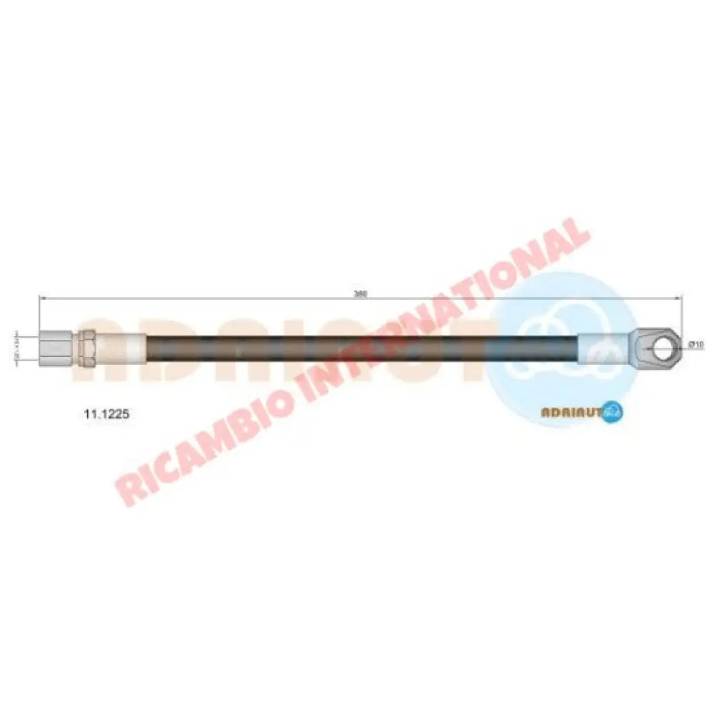 Front Brake Hose - Fiat 132 - Brake Parts & Components