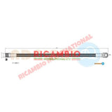 Front Brake Hose - Fiat 600 Multipla,600T,850T early - Brake Parts and Components