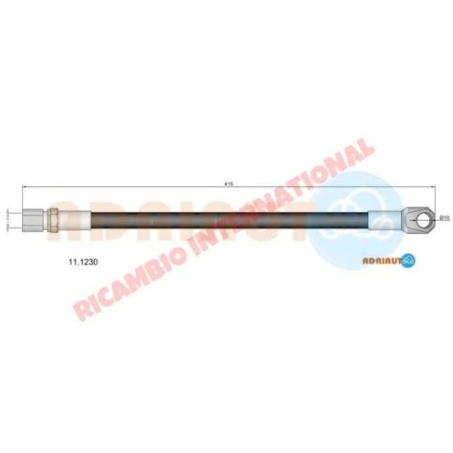 Front Brake Hose - Fiat 900T/E - Brake Parts and Components