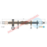 Front Brake Hose - Fiat Uno MK2 inc Turbo - Brake Parts and Components