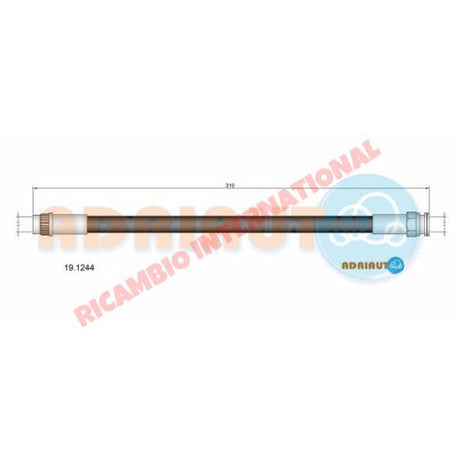 Front Brake Hose - Lancia Delta Integrale 16V - Brake Parts and Components