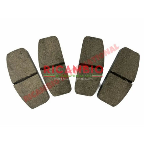 Front Brake Pad Set - Fiat 850 Sports Coupe,Spider 1100R - Brake Parts and Components