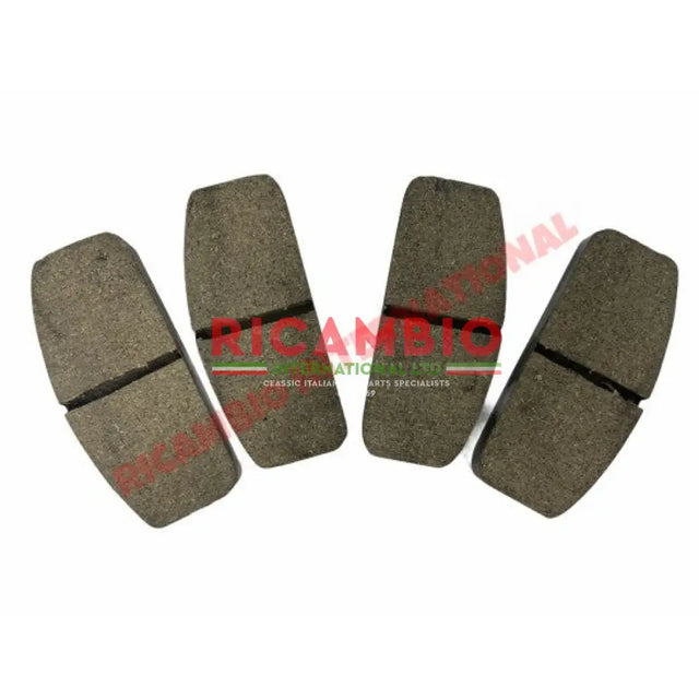 Front Brake Pad Set - Fiat 850 Sports Coupe,Spider 1100R - Brake Parts and Components
