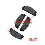 Front Brake Pad Set (HIGH PERFORMANCE) - Autobianchi A112,Fiat 850,900,124,125,127,128,131,132,Strada,Ritmo,X19,Lancia