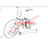 Front Brake Pad Wear Sensor Lead - Lancia Delta - Lancia Delta Integrale