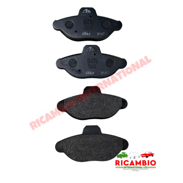Front Brake Pads - Fiat Cinquecento - Brakes