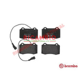 Front Brake Pads - Fiat Coupe 20V Turbo - Brake Parts and Components
