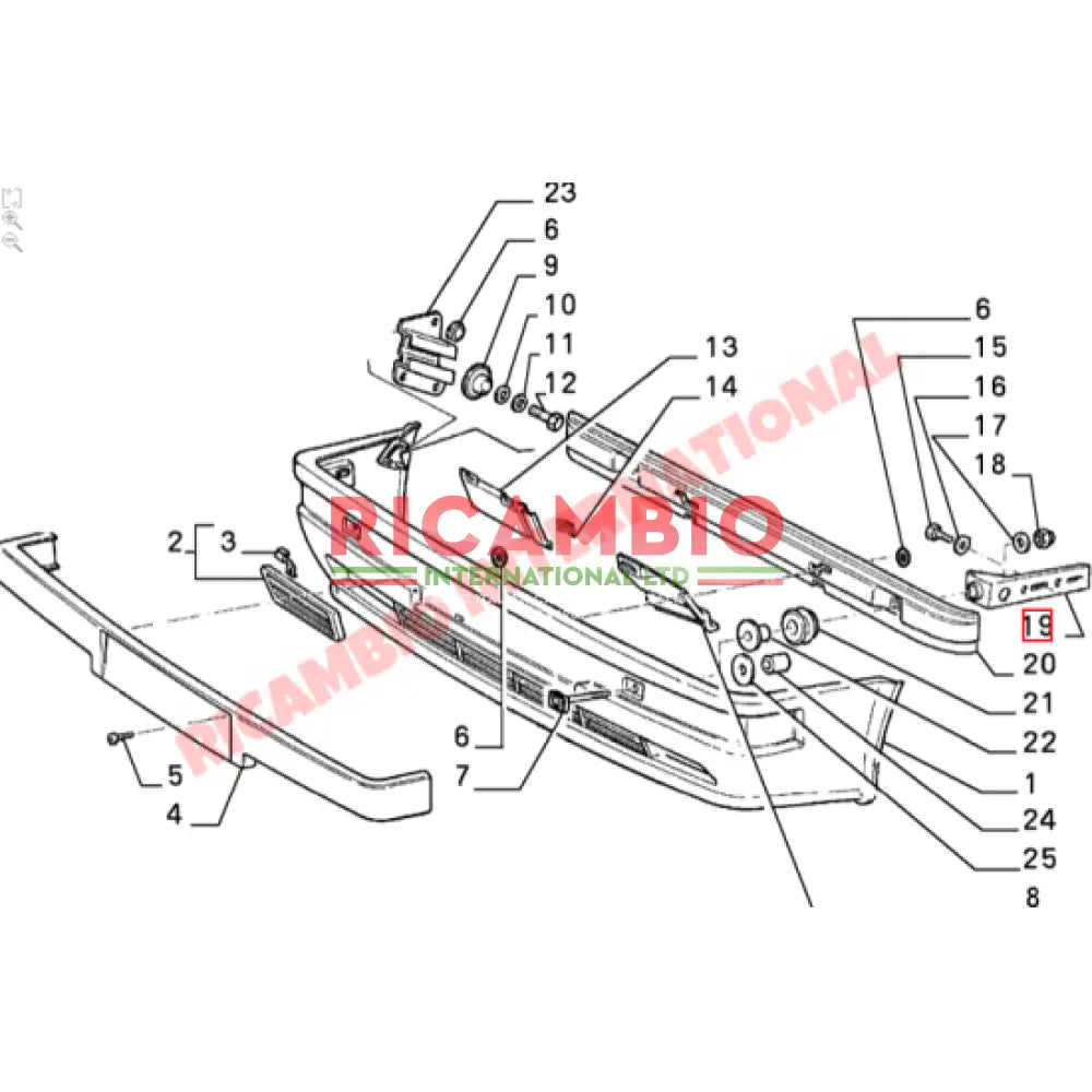 Front Bumper Braket - Lancia Delta - Lancia Delta Integrale