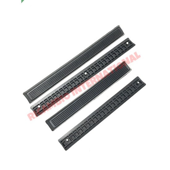 Front Bumper Rubber Bump Strip Kit (4 piece) - Lancia Fulvia Coupe - Lancia Fulvia Exterior Parts
