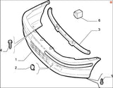 Front Bumper Support Panel - Fiat Punto