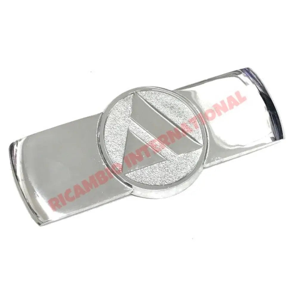 Front Chrome Badge & Clips - Classic Autobianchi 500 Giardiniera - Badges & Emblems