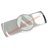 Front Chrome Badge & Clips - Classic Autobianchi 500 Giardiniera - Badges & Emblems