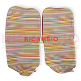 Front Cloth Seat Cover Set - Classic Fiat 500 Parts & Spares