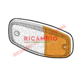 Front Combination Repeater Lamp Lens Cover - Lancia Fulvia - Lamps & Lighting