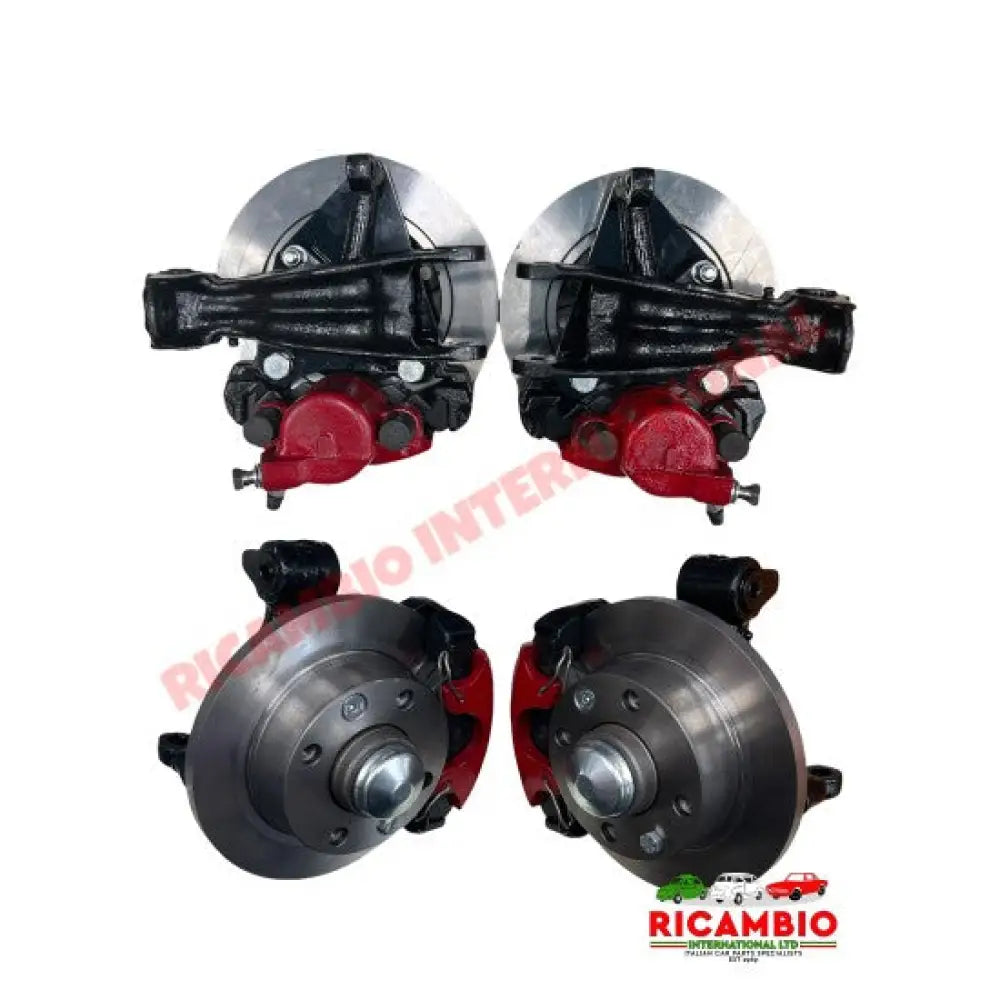 Front Disc Brake Conversion Kit (10 INCH) - Classic Fiat 500 & 126 - Uprated Brake Parts