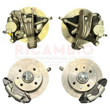 Front Disc Brake Conversion Kit - Classic Fiat 500 N/D/F/L/G & 126 - Uprated Brake Parts