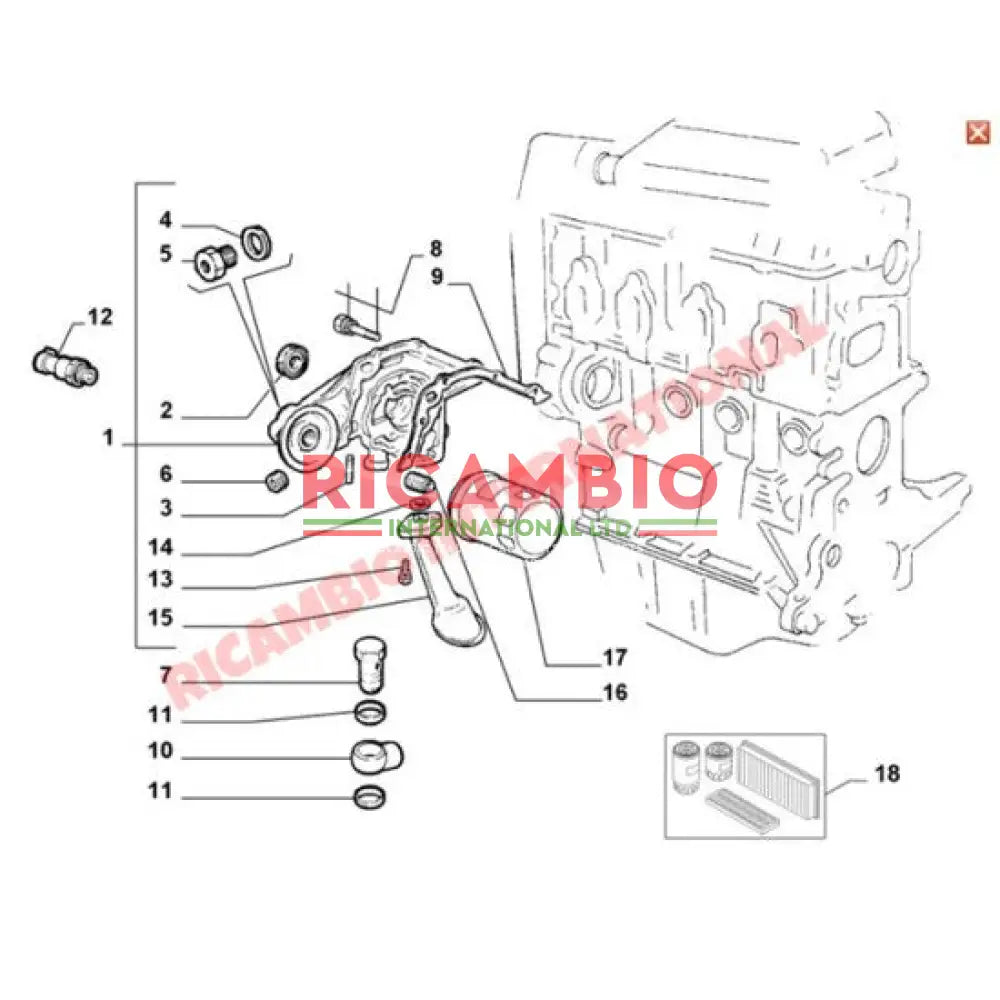 Front Engine Crankshaft Oil Seal - Classic Fiat Panda New Panda,Cinquecento,Seicento,Punto,Doblo,Uno - Gaskets