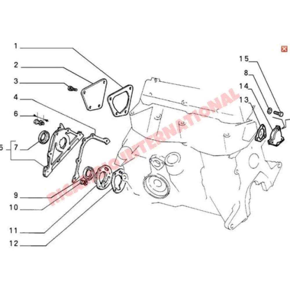 New Fiat Bertone X19 X1/9 1500 Full Engine Gasket Set Uno 10mm New Fiat Bertone X19 X1/9 1500 Full Engine Gasket Set Uno 10mm