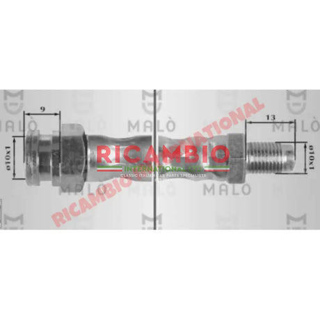 Front Flexible Brake Hose - New Fiat 500 Abarth 500 New Fiat Panda - Brake Parts and Components