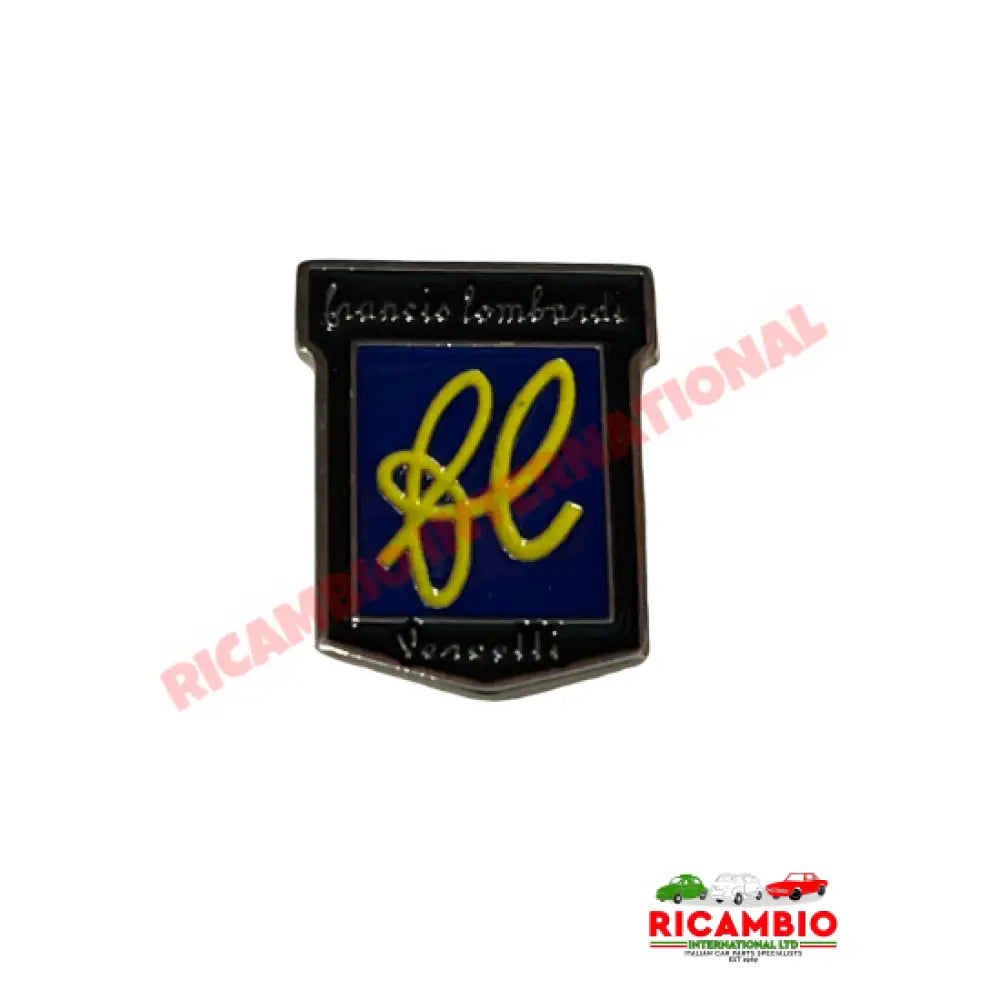 Front ’francis lombardi’ Shield Badge & Fittings - Classic Fiat 500 by Francis Lombardi - Front Badges