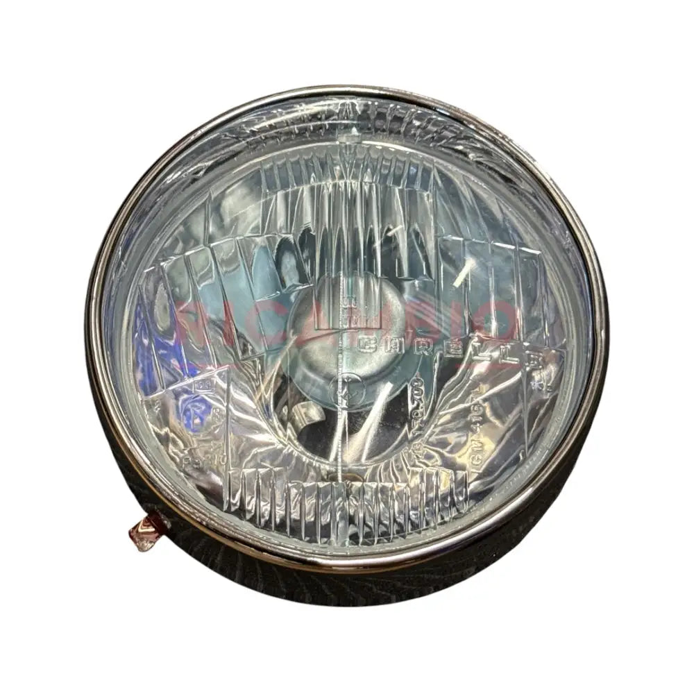 Front Head Lamp & Chrome Bezel RHD (Carello) - Classic Fiat 500 - Lights - Lamps and Lenses