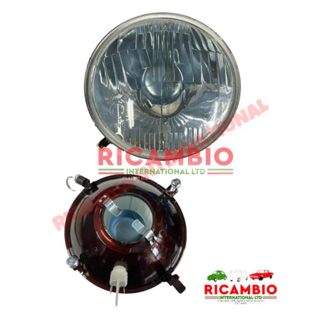 Front Head Lamp inc Parking light RHD (Carello) - Classic Fiat 500 - Front Lamps and Associated Items