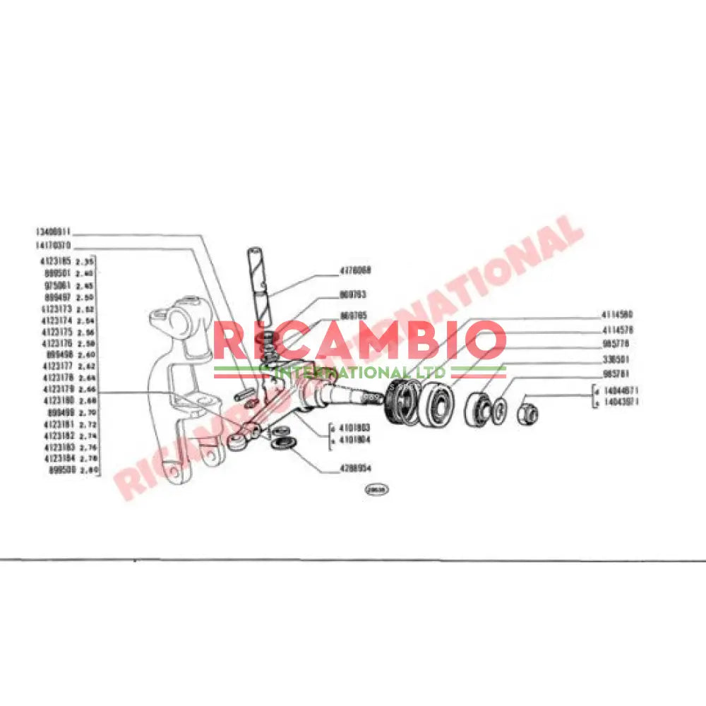 Front Hub Nut Lock Washer - Classic Fiat 126 - Screws - Studs - Bolts & Nuts