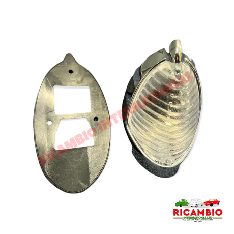 Front Indicator Lamp & Rubber Seal - Autobianchi Bianchina - Lights - Lamps and Lenses