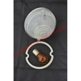 Front Indicator Lamp,Seal & Bulb (White) - Classic Fiat 500 - Lights - Lamps and Lenses