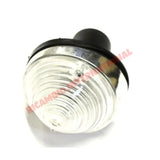Front Indicator Lamp White (Aluminium) - Classic Fiat 500 600 - Lights - Lamps and Lenses