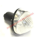 Front Indicator Lamp White (Aluminium) - Classic Fiat 500 600 - Lights - Lamps and Lenses