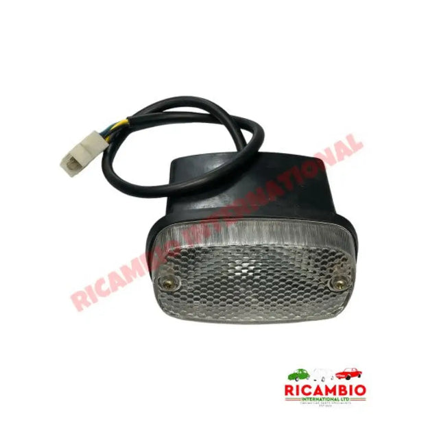 Front Indicator Lamp WHITE - Fiat 850T Familiare - Lights - Lamps and Lenses