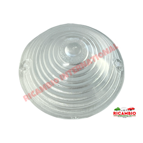 Front Indicator Lens White/Clear - Classic Fiat 500,600 & 1100 - Lights - Lamps & Lenses