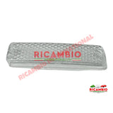 Front Indicator Lens WHITE - Lancia Fulvia - Lamps & Lighting