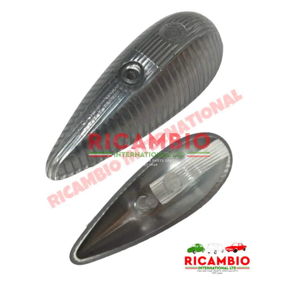 Front Indicator White Lens - Classic Fiat 500 - Front Lamps and Associated Items